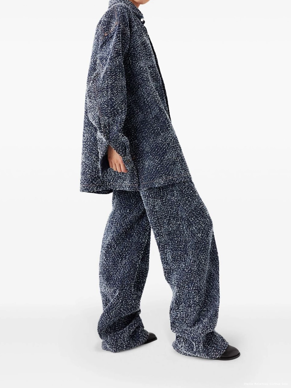 Affordable coat Stella oversized boucle-construction McCartney Women 0819